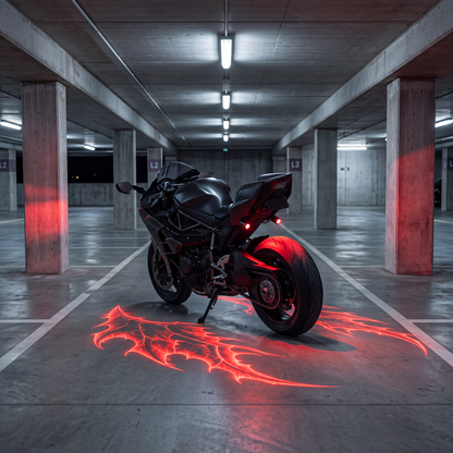 ASİLMOTO® LED Işıklı Melek Kanadı Projektör Seti