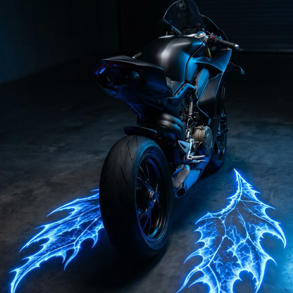 ASİLMOTO® LED Işıklı Melek Kanadı Projektör Seti