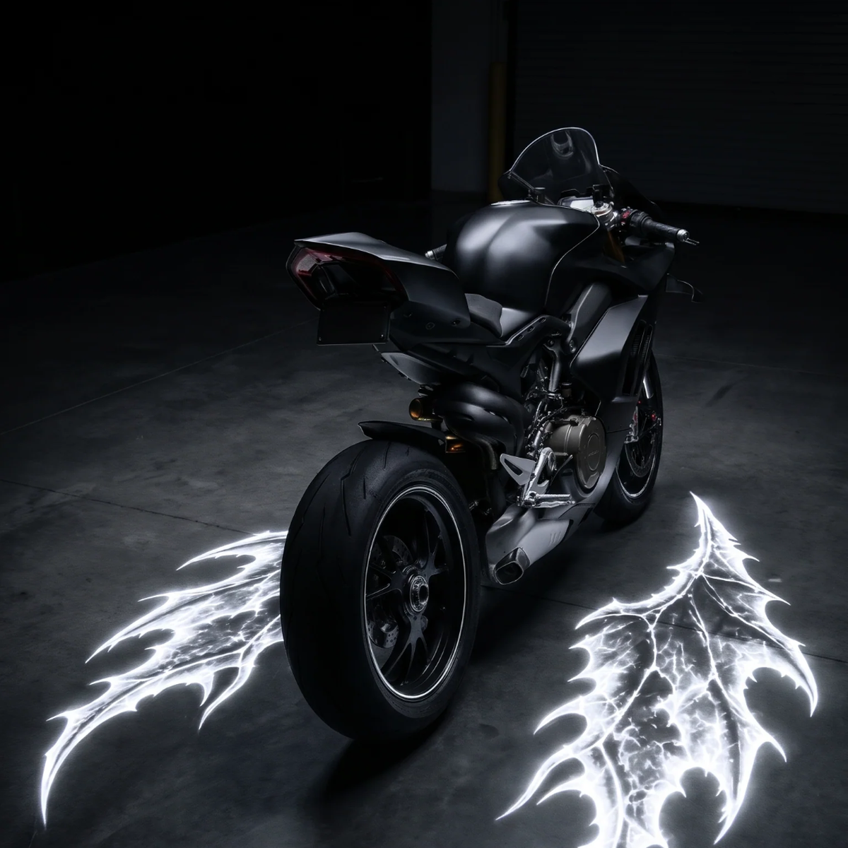 ASİLMOTO® LED Işıklı Melek Kanadı Projektör Seti